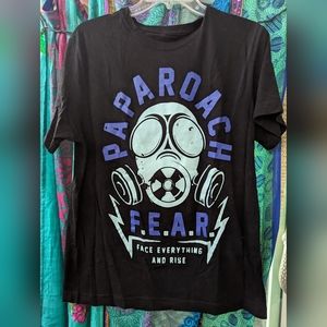 Paparoach F.E.A.R tour band t-shirt shirt 2014